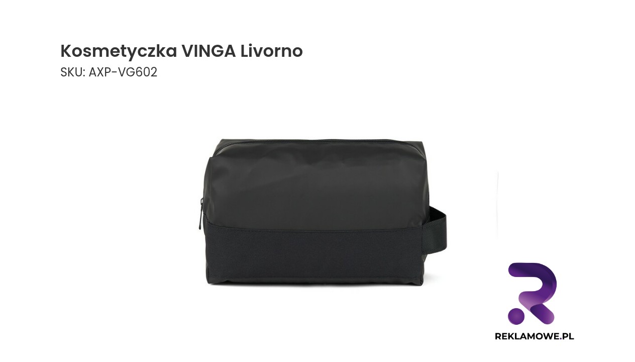 Elegancka kosmetyczka VINGA Livorno w kolorze niebieskim