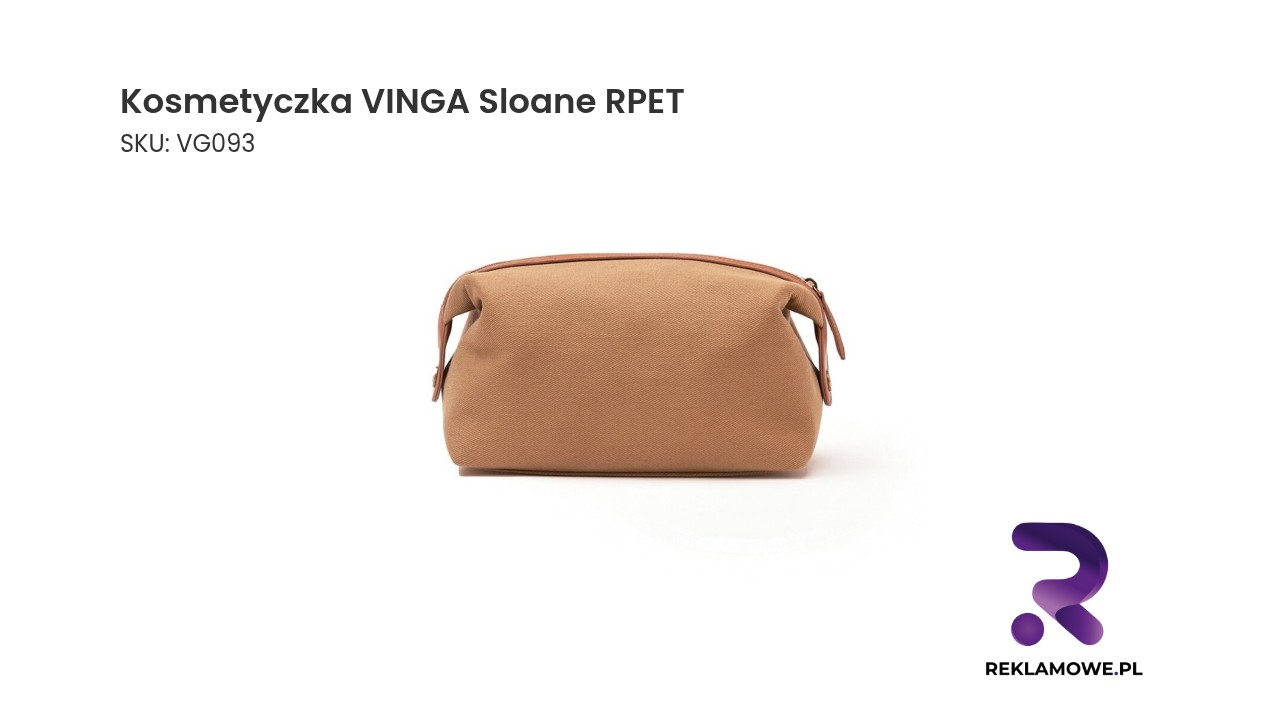 Kosmetyczka VINGA Sloane wykonana z recyklingowanego PET