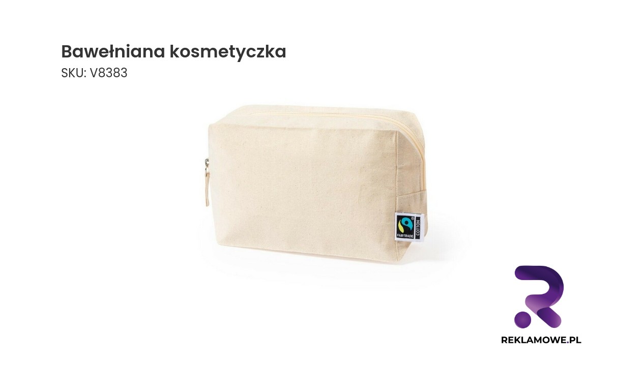 Bawełniana kosmetyczka - idealna na kosmetyki