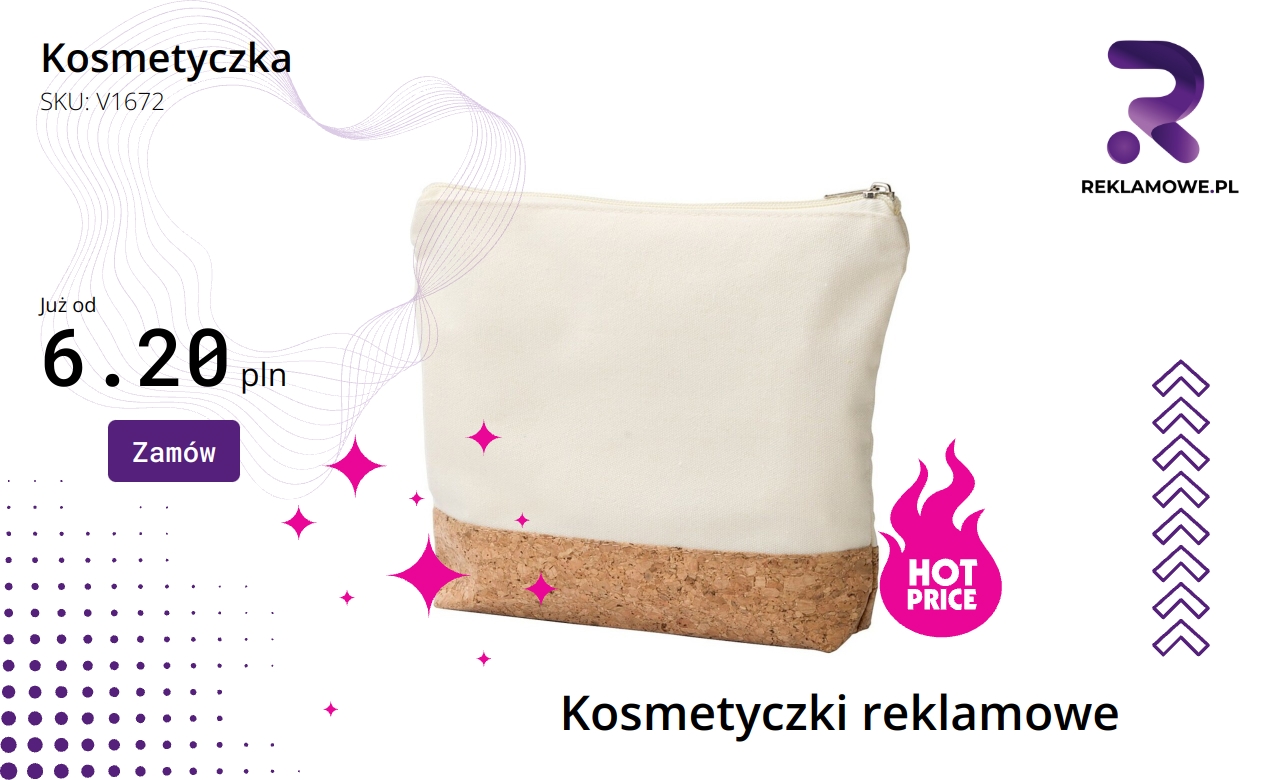 Elegancka kosmetyczka na akcesoria