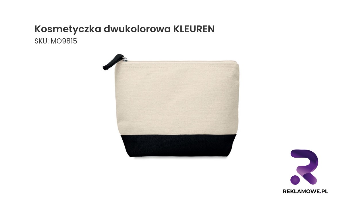Kosmetyczka dwukolorowa KLEUREN w eleganckim stylu