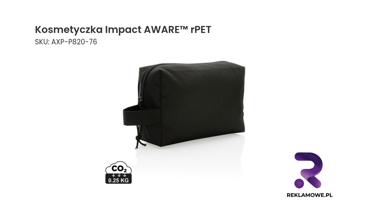 Kosmetyczka Impact AWARE™ rPET Kosmetyczka Impact AWARE™ rPET – ekologiczna kosmetyczka z materiału z recyklingu