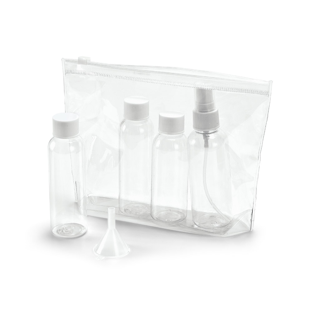DENIRO. Hermetyczna kosmetyczka z PVC 92722_set