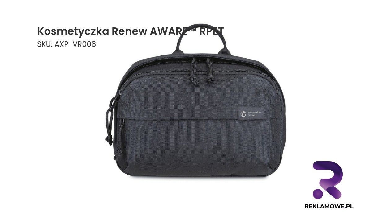 Kosmetyczka Renew AWARE™ RPET – ekologiczna kosmetyczka z materiału z recyklingu