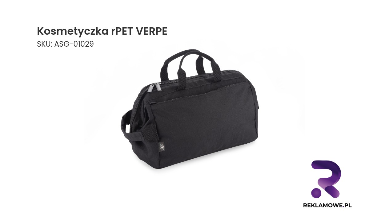 Kosmetyczka rPET VERPE – ekologiczna kosmetyczka z recyklingowanego materiału