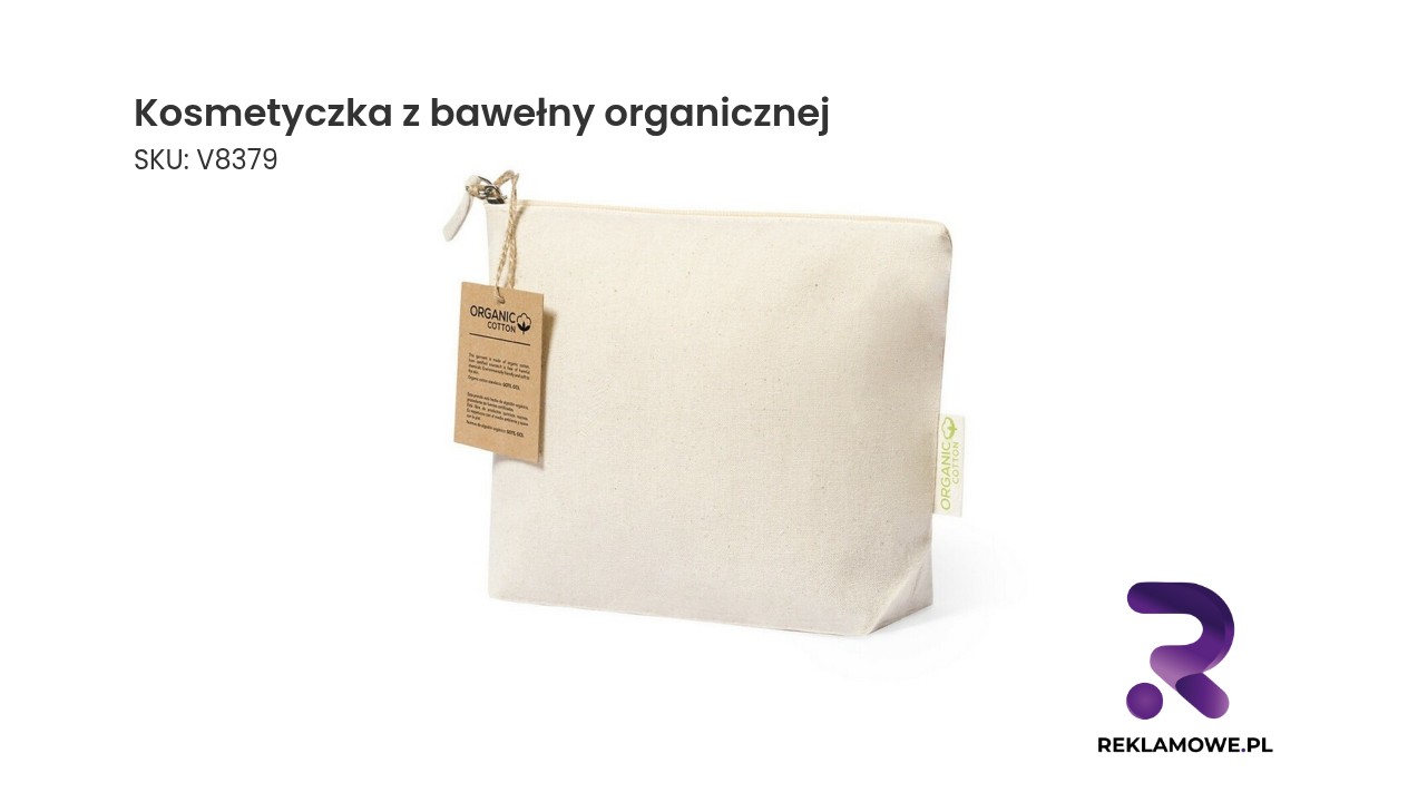 kosmetyczka z bawelny organicznej