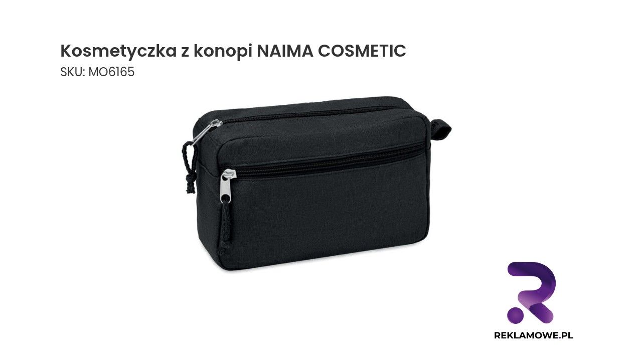 Kosmetyczka z konopi NAIMA COSMETIC Kosmetyczka z konopi NAIMA COSMETIC - ekologiczna i praktyczna kosmetyczka