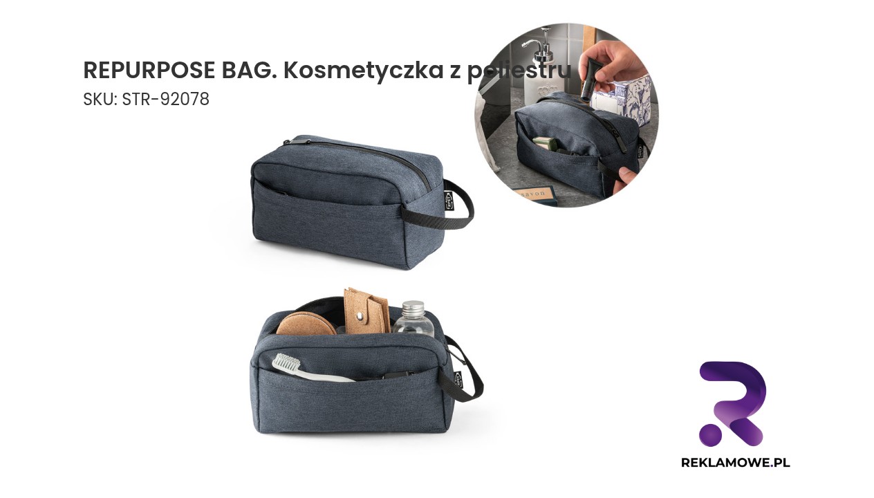Kosmetyczka z recyklingowanego poliestru Repurpose Bag